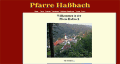 Desktop Screenshot of pfarre-hassbach.org