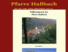 Tablet Screenshot of pfarre-hassbach.org